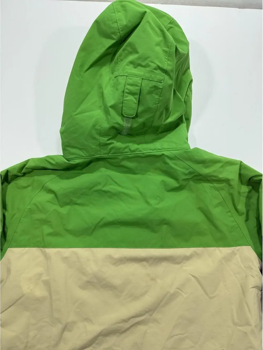 Burton Dryride Jacket Youth Large 14/16 Blue Green Snowboard Ski Hooded Coat